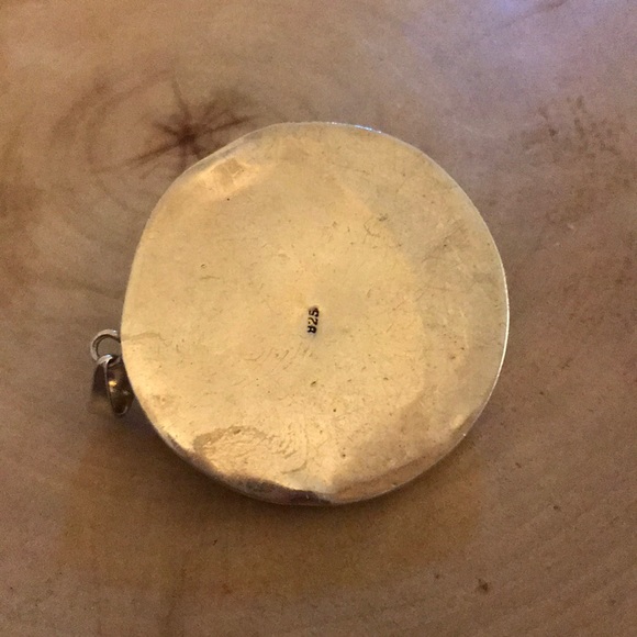 925 sterling silver shell pendant (large) - Picture 3 of 4